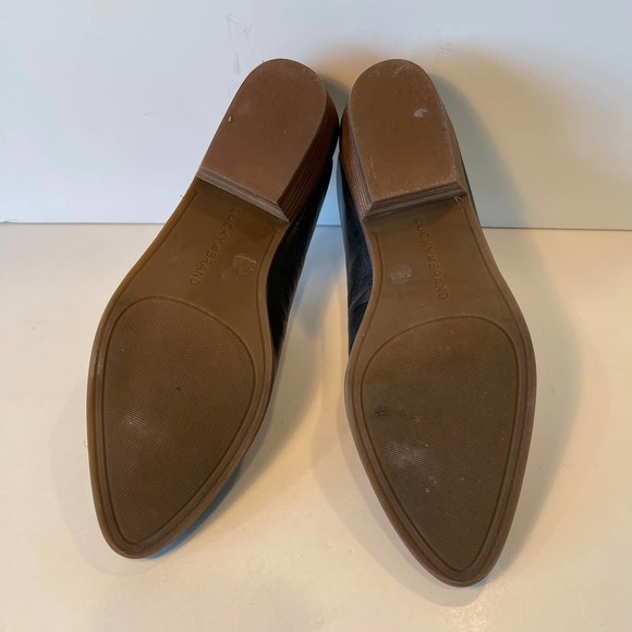 Lucky Brand Black Platform Mules Women's Shoes US 7.5M - Picture 7 of 9